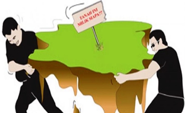 Ilustrasi Penyerobotan Lahan Masyarakat (Sumber : Net)