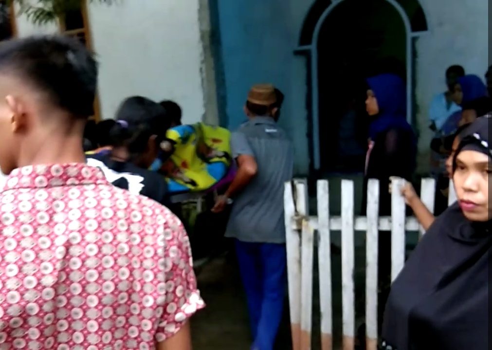 Fhoto : Korban saat tiba dirumah duka