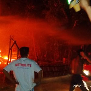 Kebakaran hebat di Lantawonua Hanguskan 3 Rumah