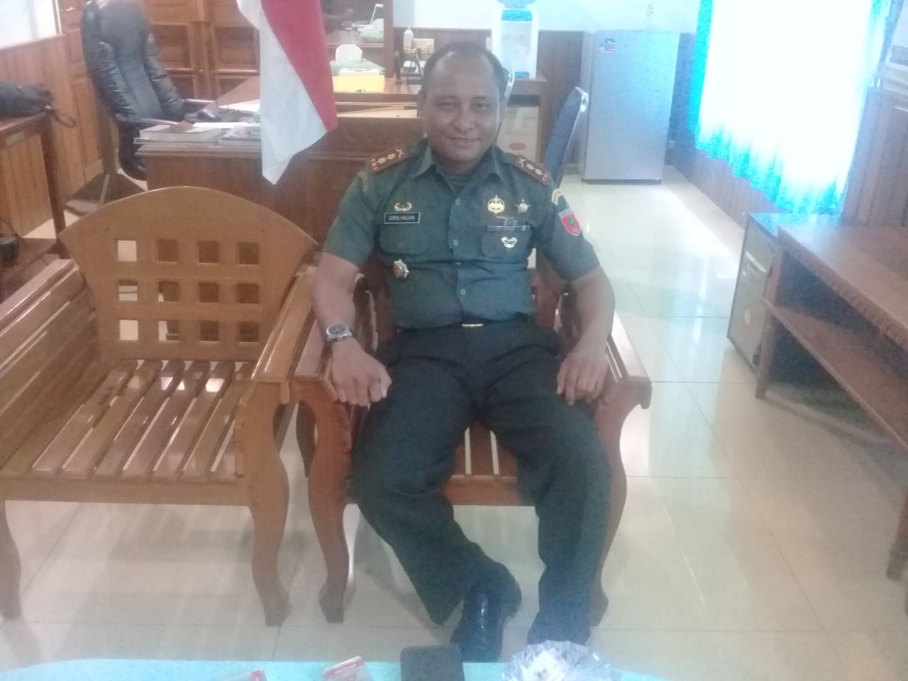Dandim 14/16 Muna Letkol Inf.Idris Hasan