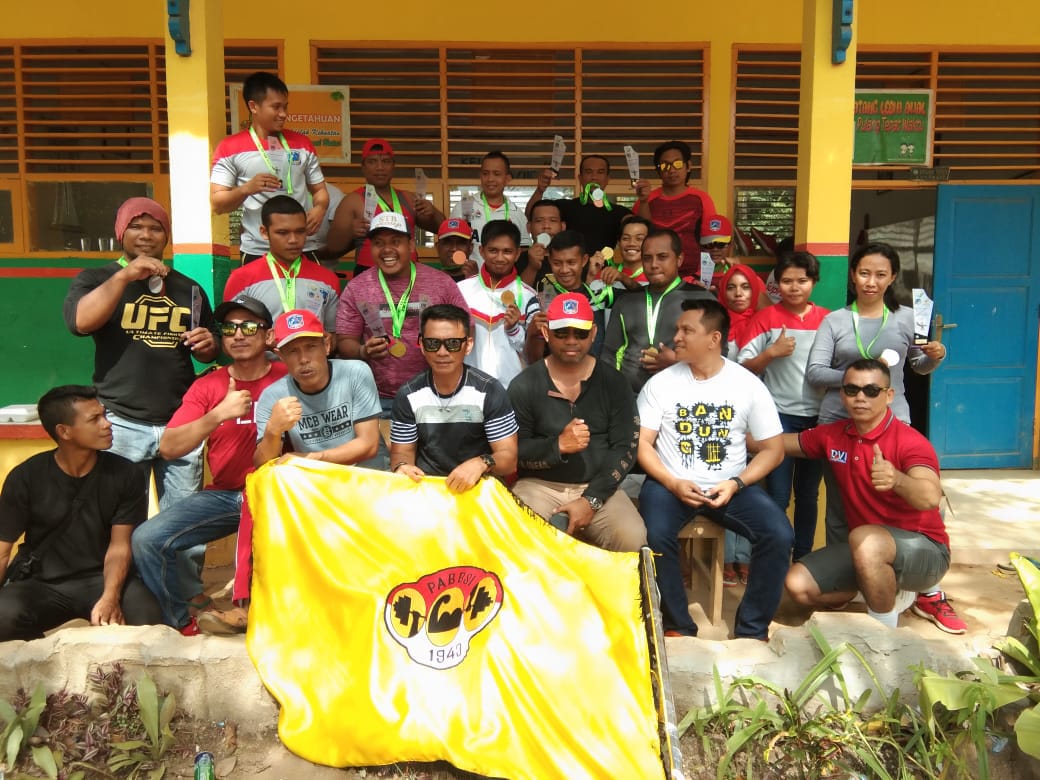 Para Atlit Angkat Besi/berat Muna yang berlaga di Pekan Olahraga Provinsi (Porprov) XIII di Kolaka