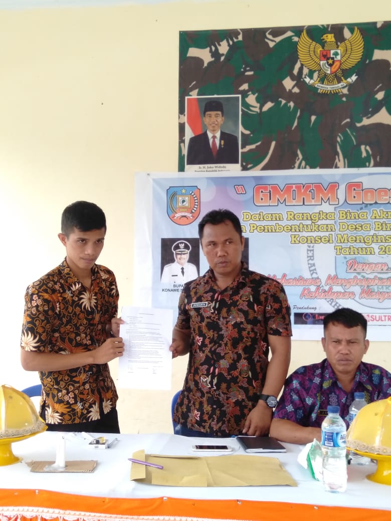 Teken MoU, Desa Lomboeya Resmi jadi Desa Binaan GMKM