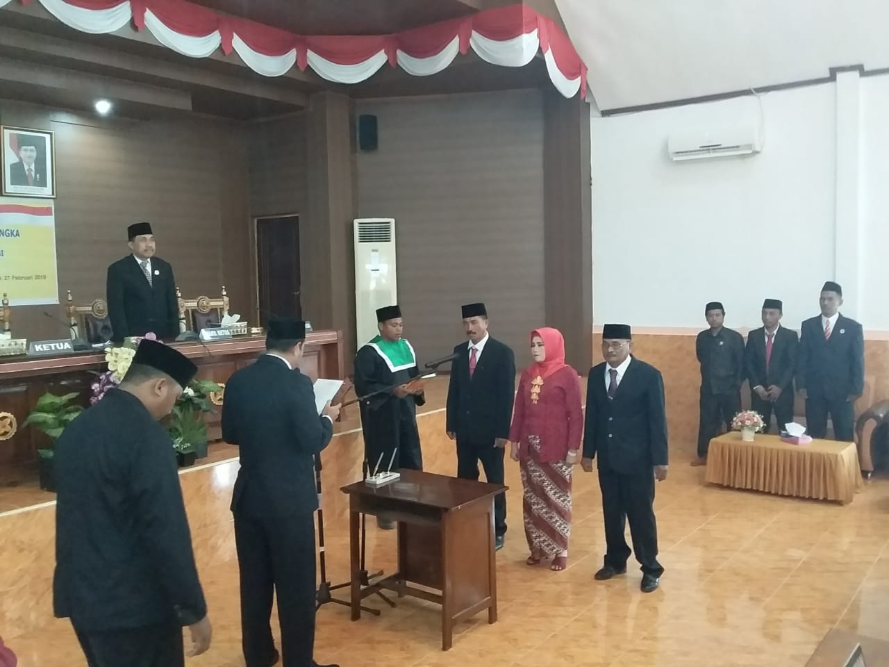 Pelantikan Tiga PAW anggota DPRD Wakatobi