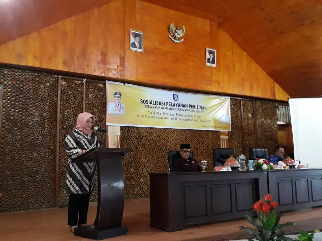 Peserta Sosialisi DPM dan PTSP Wakatobi