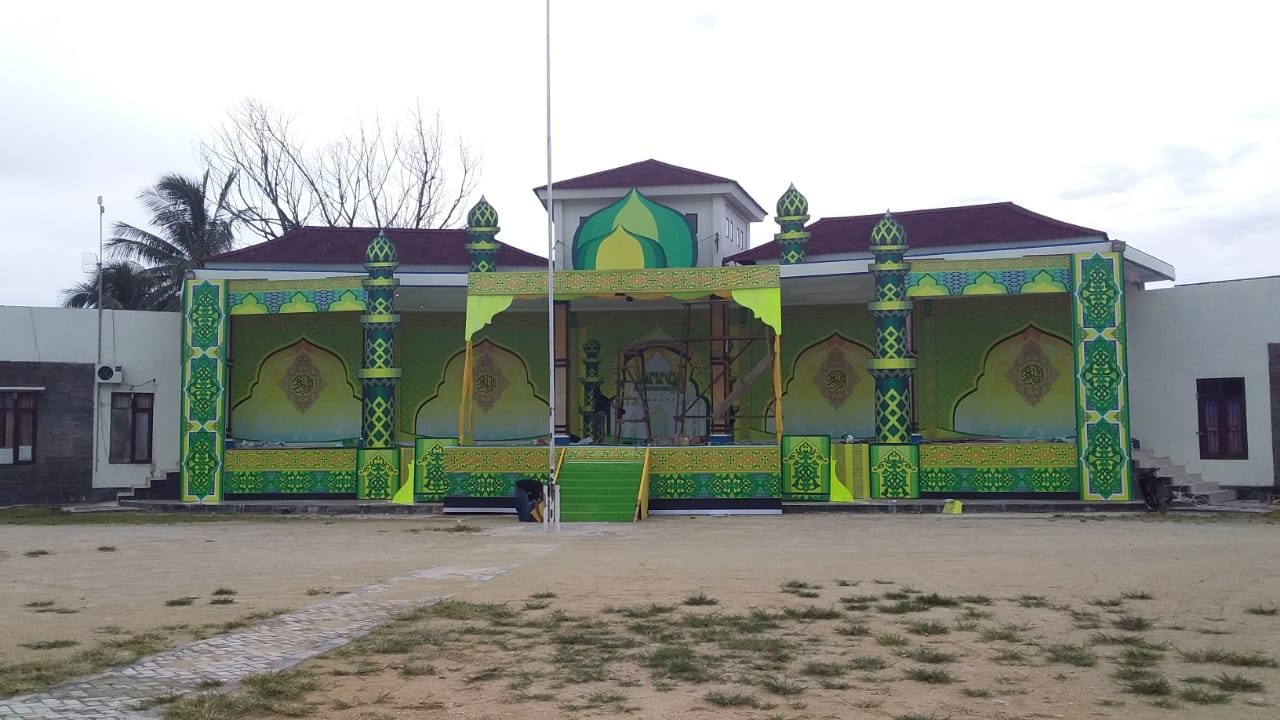 Lokasi lomba Musabaqah Tilawatil Qur'an (MTQ) Ke-X dan Festival Lasqi