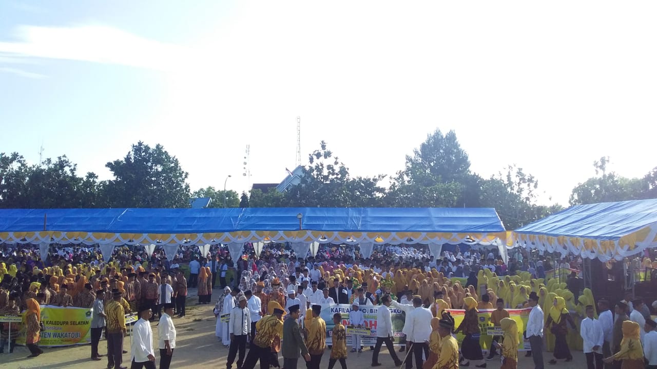 suasana semeraknya penyambutan MTQ ke- X, Wakatobi