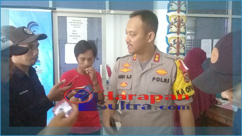 KAPOLRES BOMBANA SAAT DITEMUI AWAK MEDIA