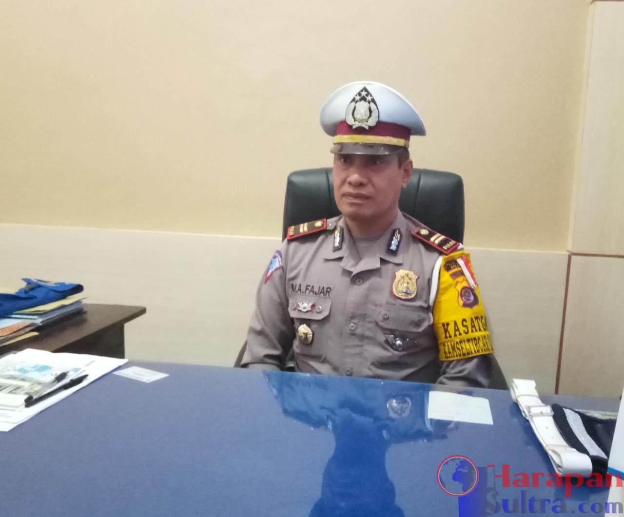 Kasat Lantas, Iptu Muhammad Fajar Arifin
