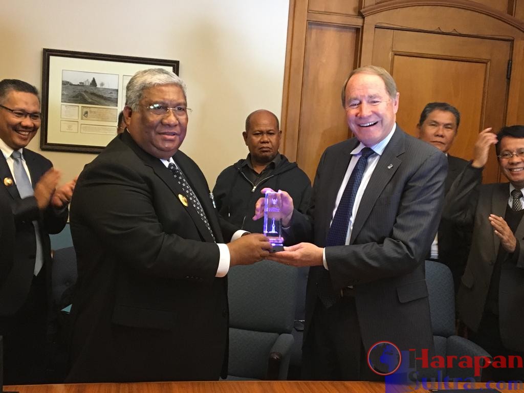 Di Amerika Serikat, Gubernur Sultra Tandatangani MOU dengan Universitas Rhode Island