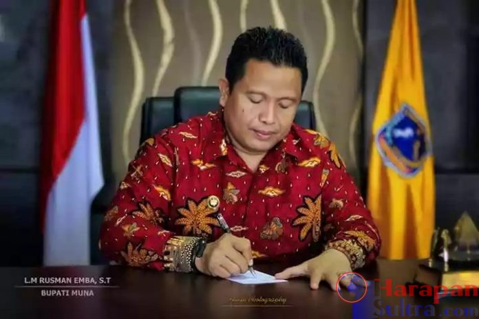 Bupati Muna LM Rusman Emba ST