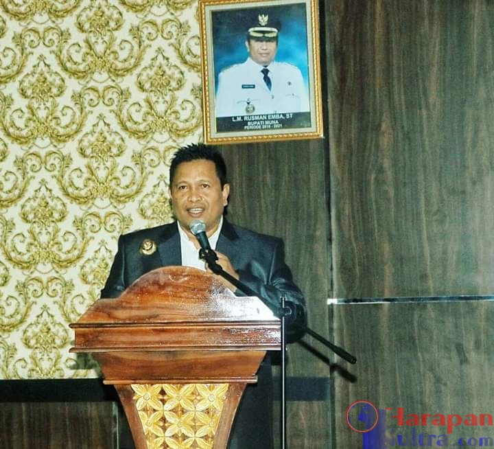Ketgam : Bupati Muna, LM Rusman Emba
