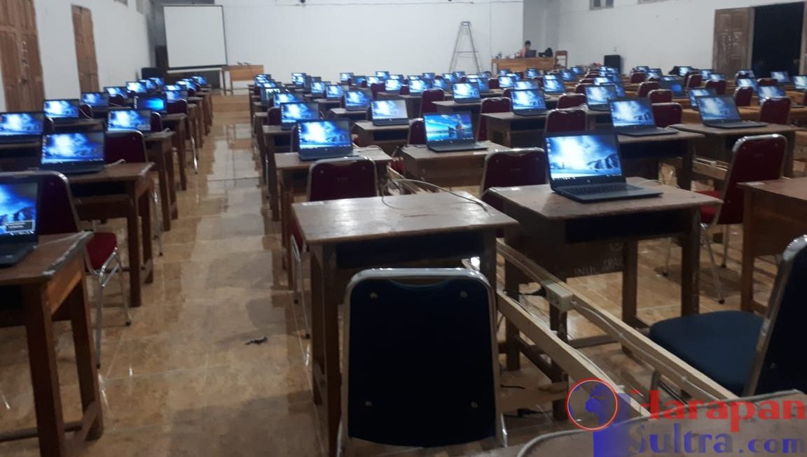 Ketgam : Infastruktur seleksi CASN yang sudah rampung. Foto : Borju