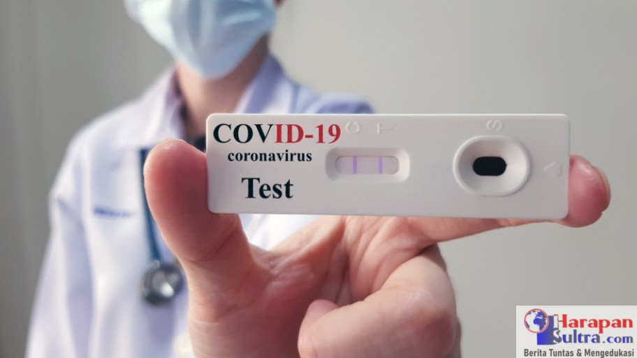 Ilustrasi alat Ravid Test Covid-19
