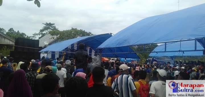 Ribuan Massa Pendukung dan Simpatisan Rida