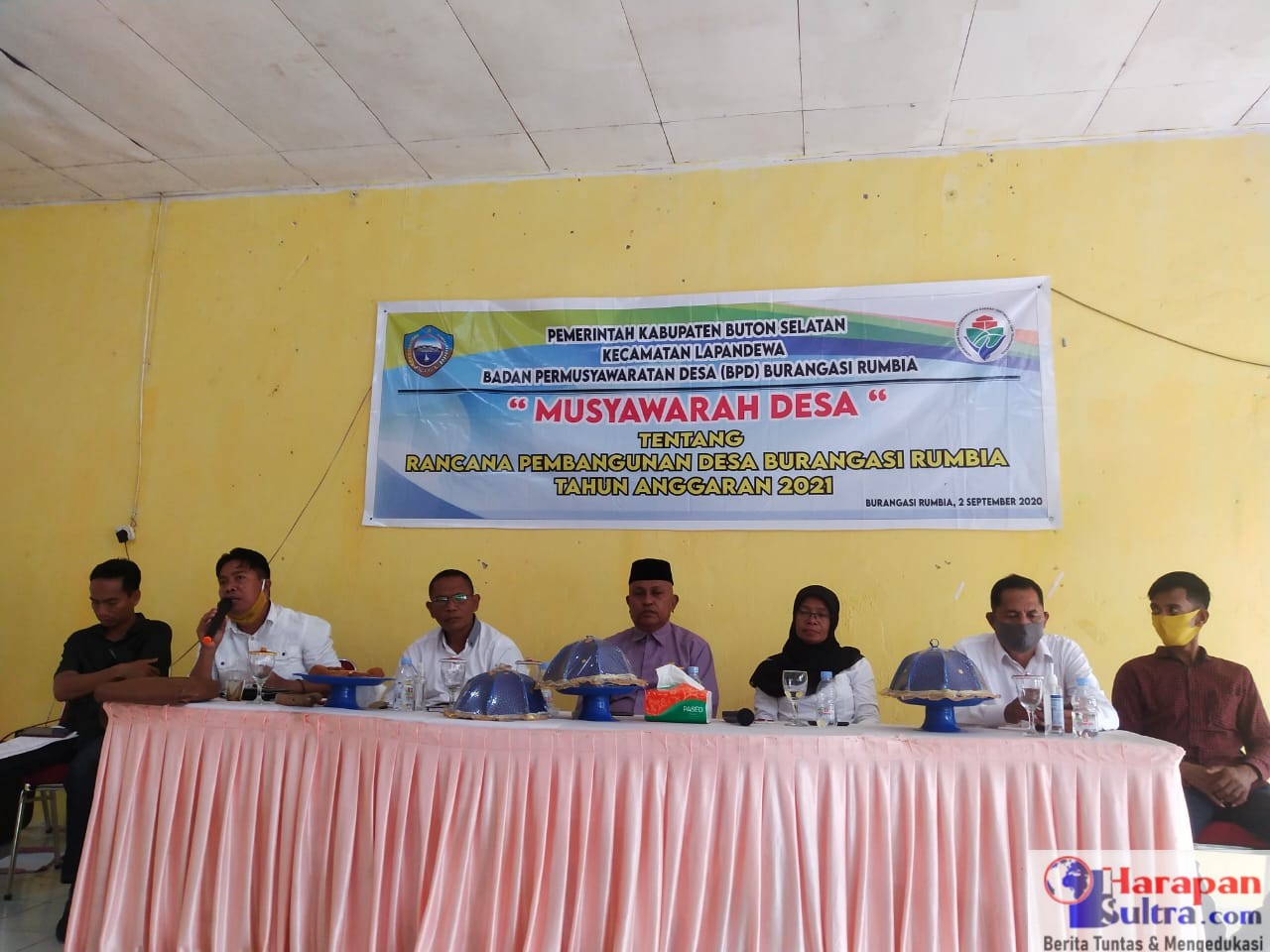 Suasana Musyawarah Desa Burangasi