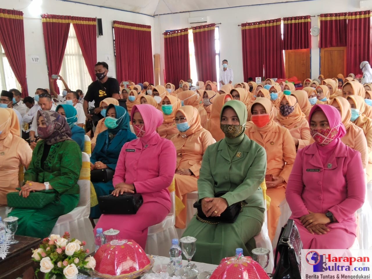 Suasana Peserta Peringatan HUT DWP ke 21, Kabupaten Buton Selatan