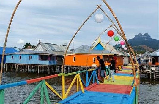 Salah satu spot swafoto Kampung Bajo Sikeli, Foto : Istimewa