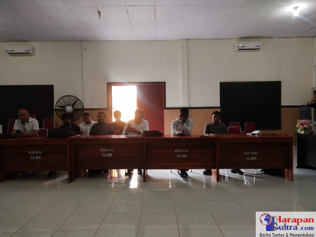 Suasana Rapat Bersama DPMD Busel, Para Camat dan Tenaga Pendamping Profesional (TPP)