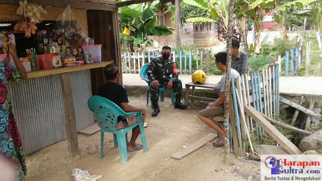 Babinsa Koramil 1413-06/Rumbia Sosialisasikan Perintah Pangdam