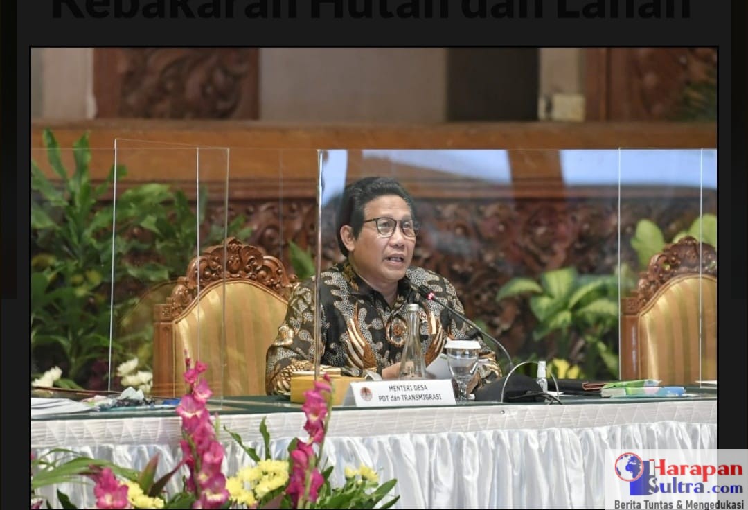 Mendes PDTT, Abdul Halim Iskandar . Foto : Mugi/Humas Kemendes PDTT