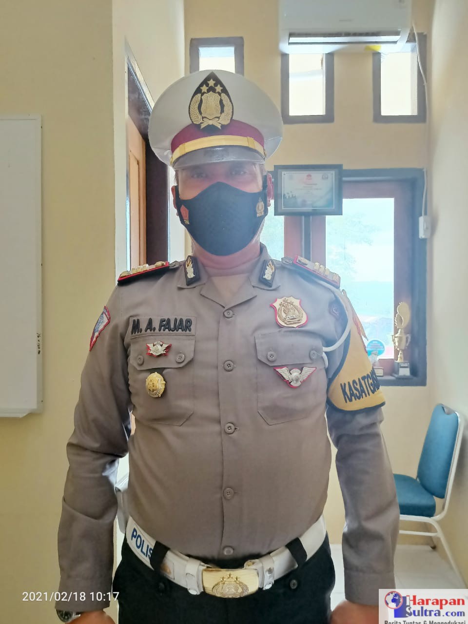 Kasat Lantas Polresta Bombana AKP M.A Fajar