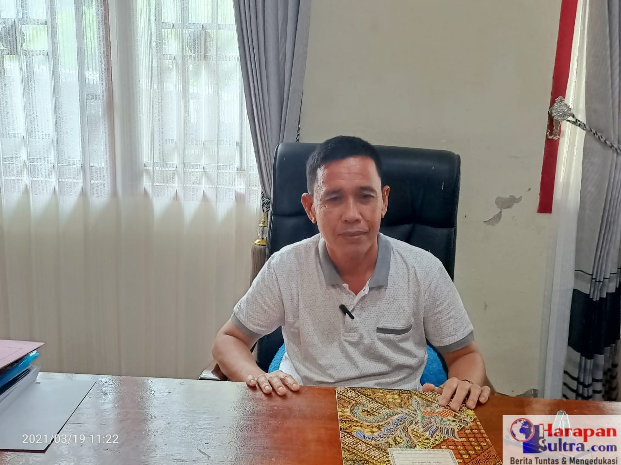 Kepala Dinas Ketahanan Pangan Kabupaten Bombana, Muslihin, S.P