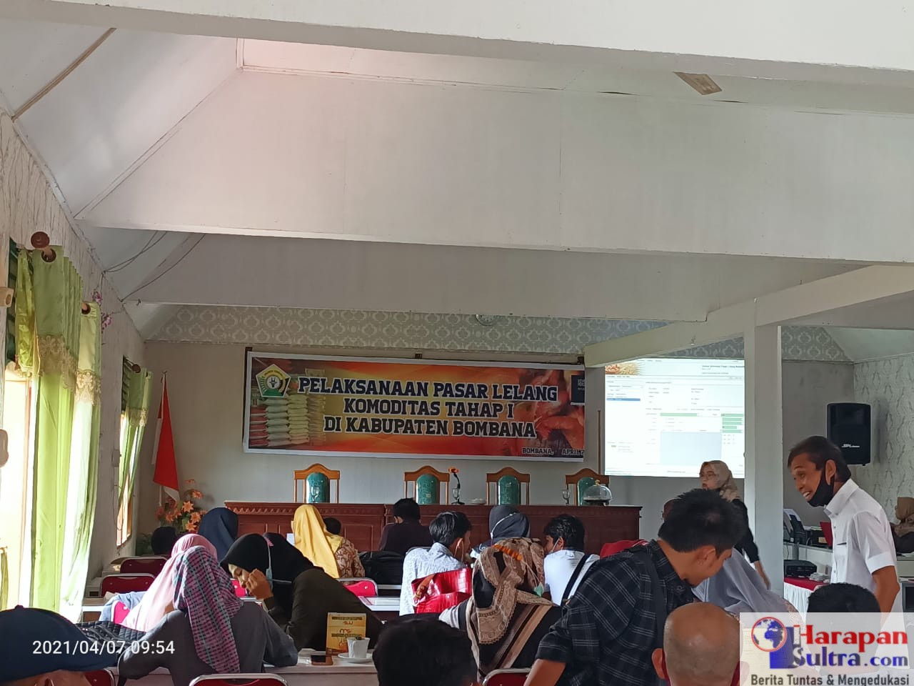 Kegiatan Pasar Lelang di Bombana