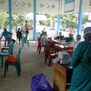 Pelaksanaan Vaksinasi Tahap 2 di Kecamatan Rarowatu Utara