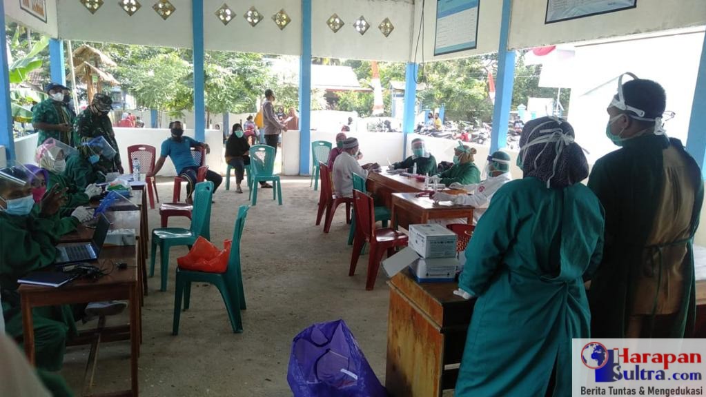 Pelaksanaan Vaksinasi Tahap 2 di Kecamatan Rarowatu Utara