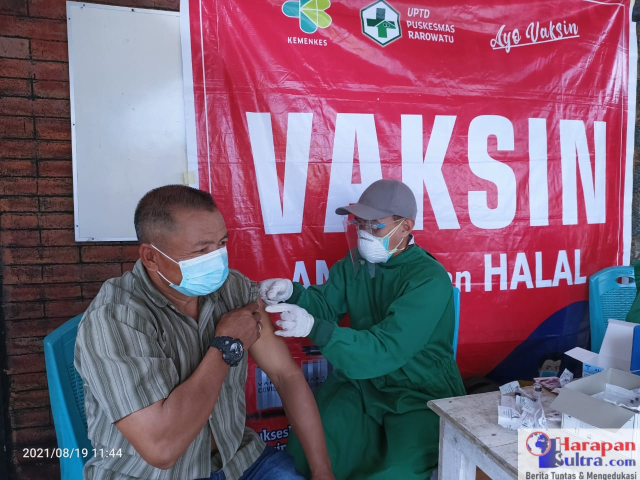 Salah satu Lansia yang Ikut di Vaksin