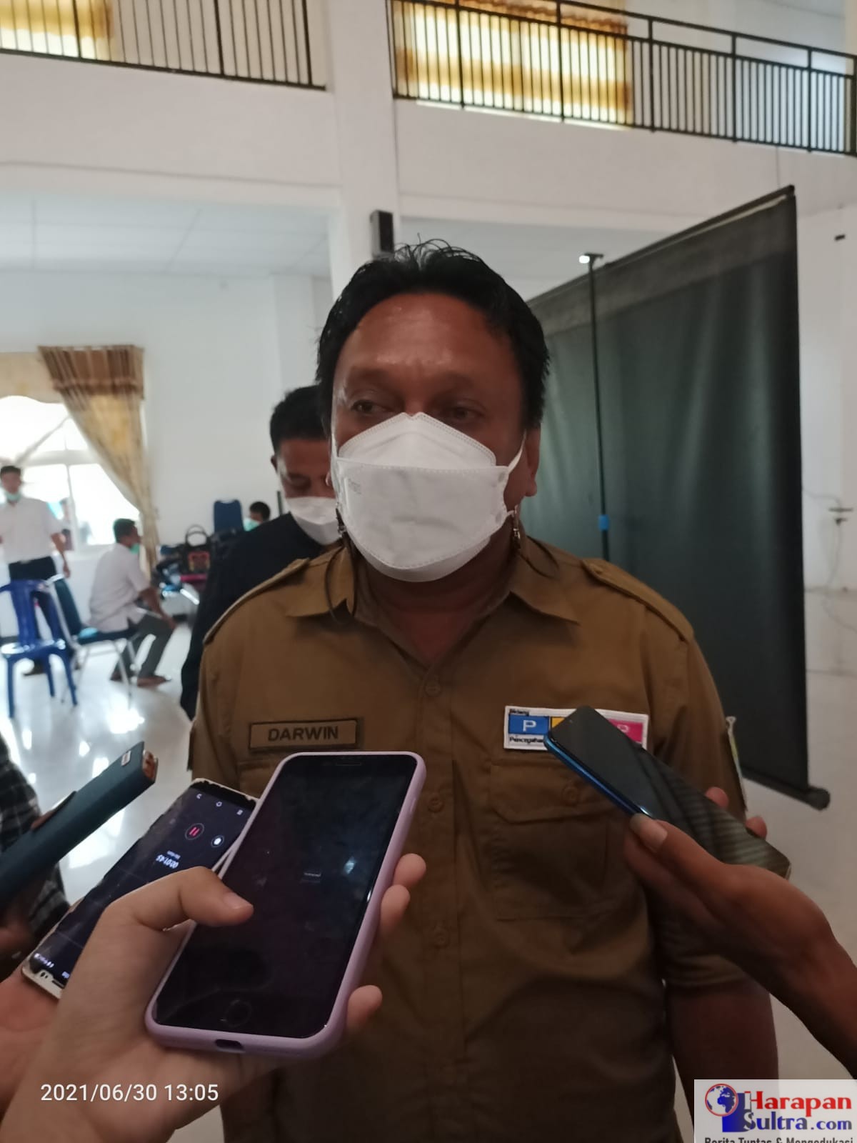 Kepala Dinas Kesehatan Kabupaten Bombana, Darwin Ismail, SE