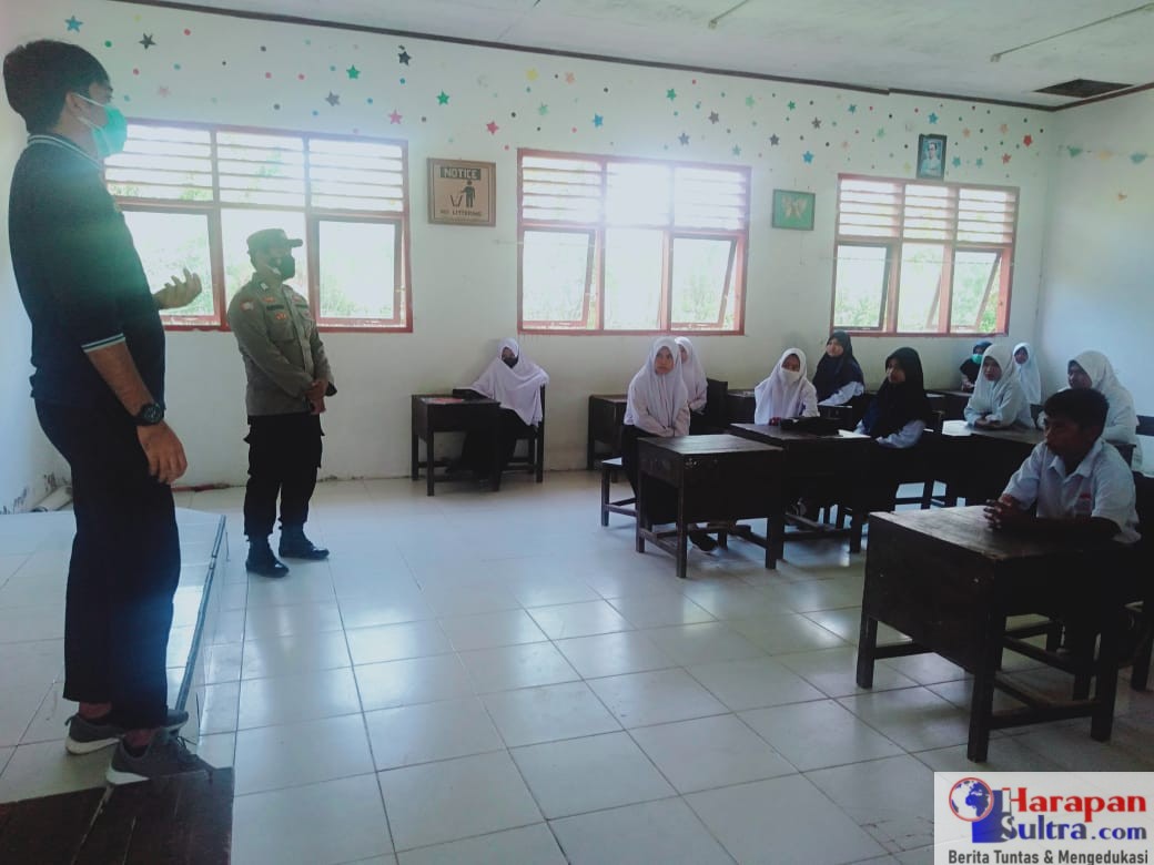 Kegiatan Vaksinasi Pelajar di SMPN 27 Rarowatu Utara