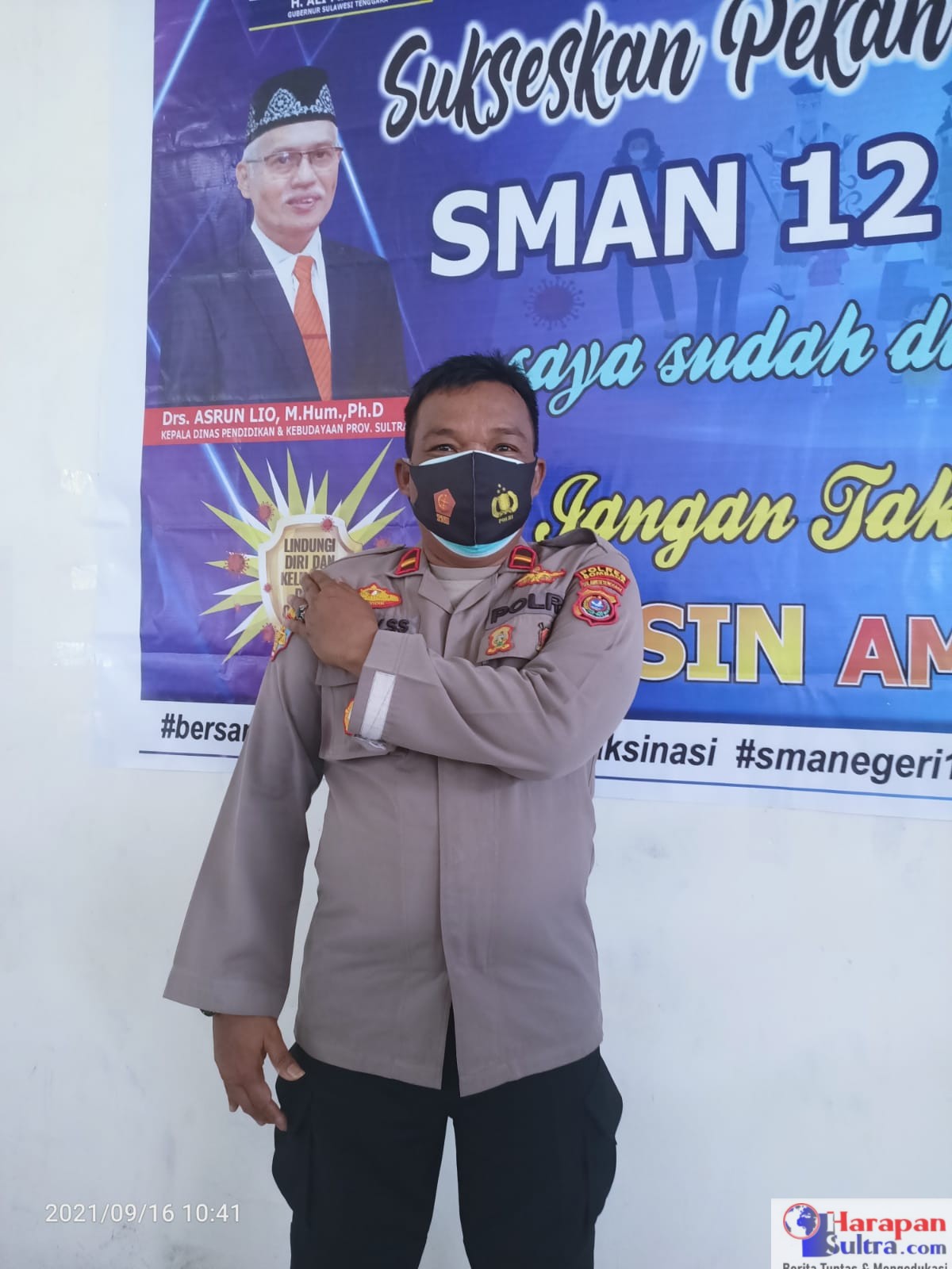 Kapolsek Lantari Jaya IPDA Setyabudi Satrianto. SH