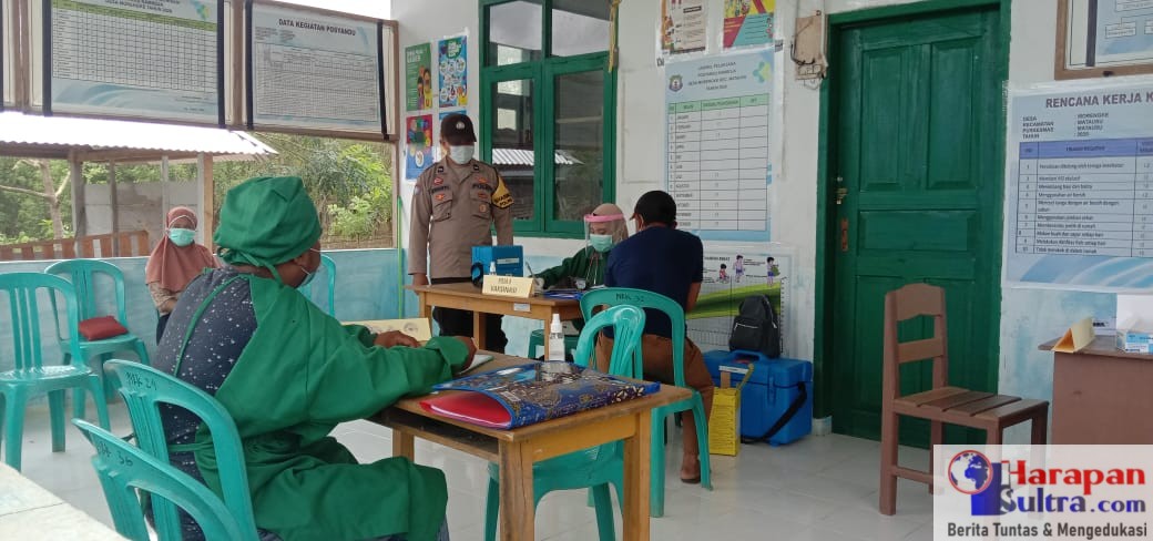 Pelaksanaan Pekan Vaksin di Desa Morengke Matausu