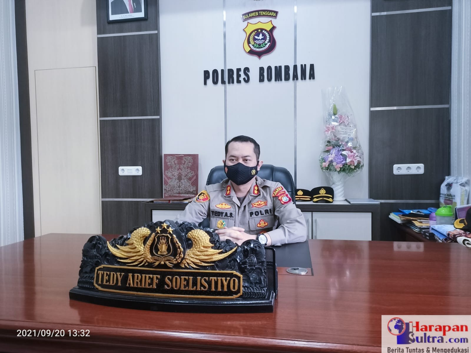 Kapolres Bombana AKBP. Teddy Arief Soelistiyo