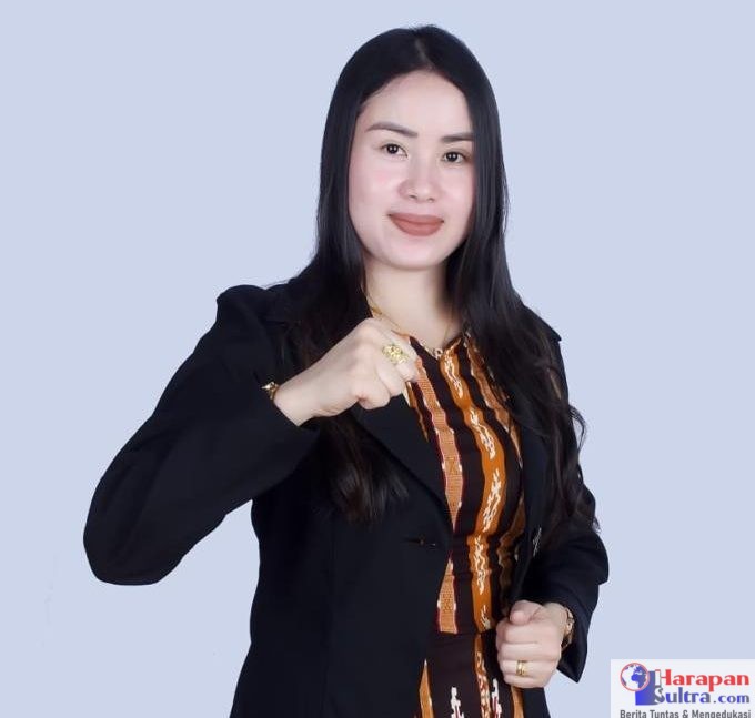 Ketua Kosgoro Bombana, Sri Nur Eva, S.Pd