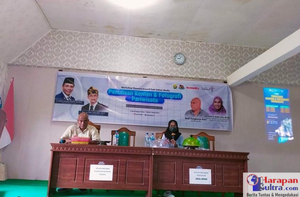 Workshop Penulisan Konten dan Fotografi Pariwisata di Wilayah Kabupaten Bombana