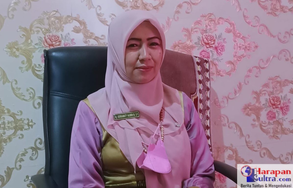 Kepala Desa Lantawonua. Hj. Kurniawaty Hasmin M. SP