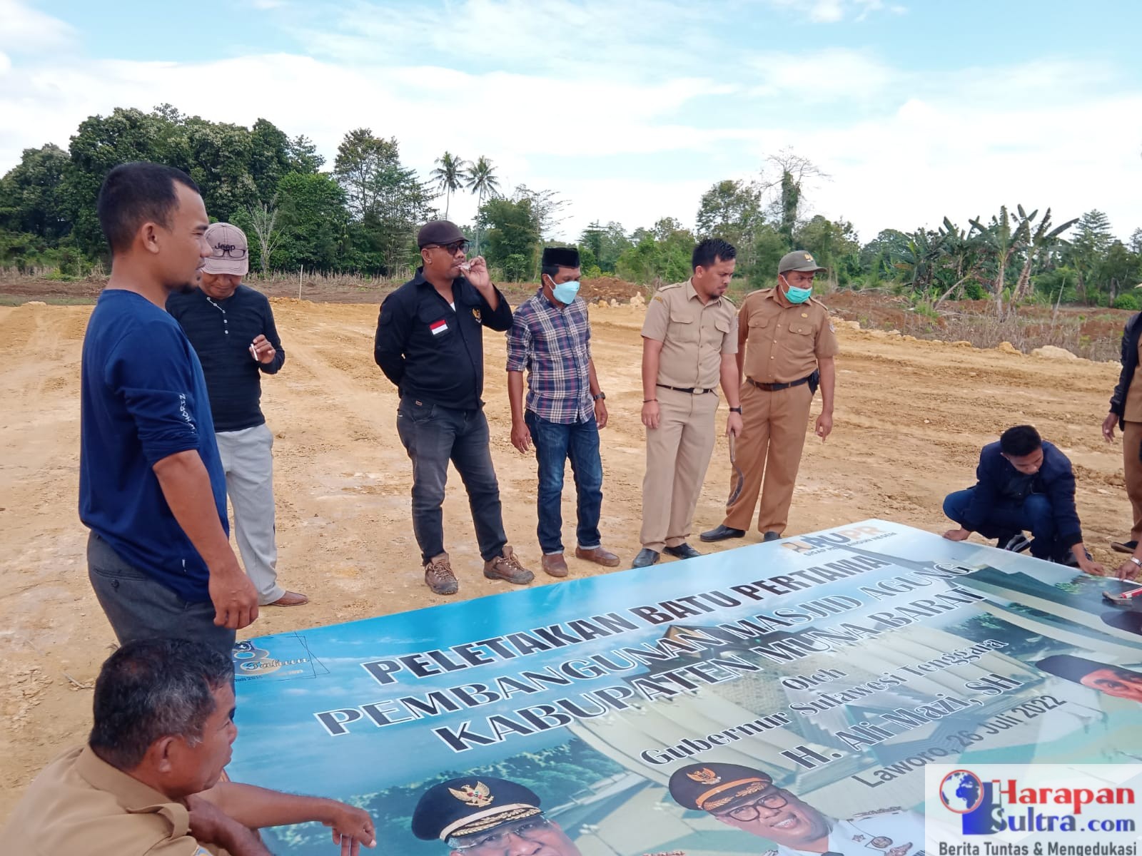 Dinas PUPR Mubar awasi persiapan Peletakan Batu Pertama Pembangunan Masjid Agung