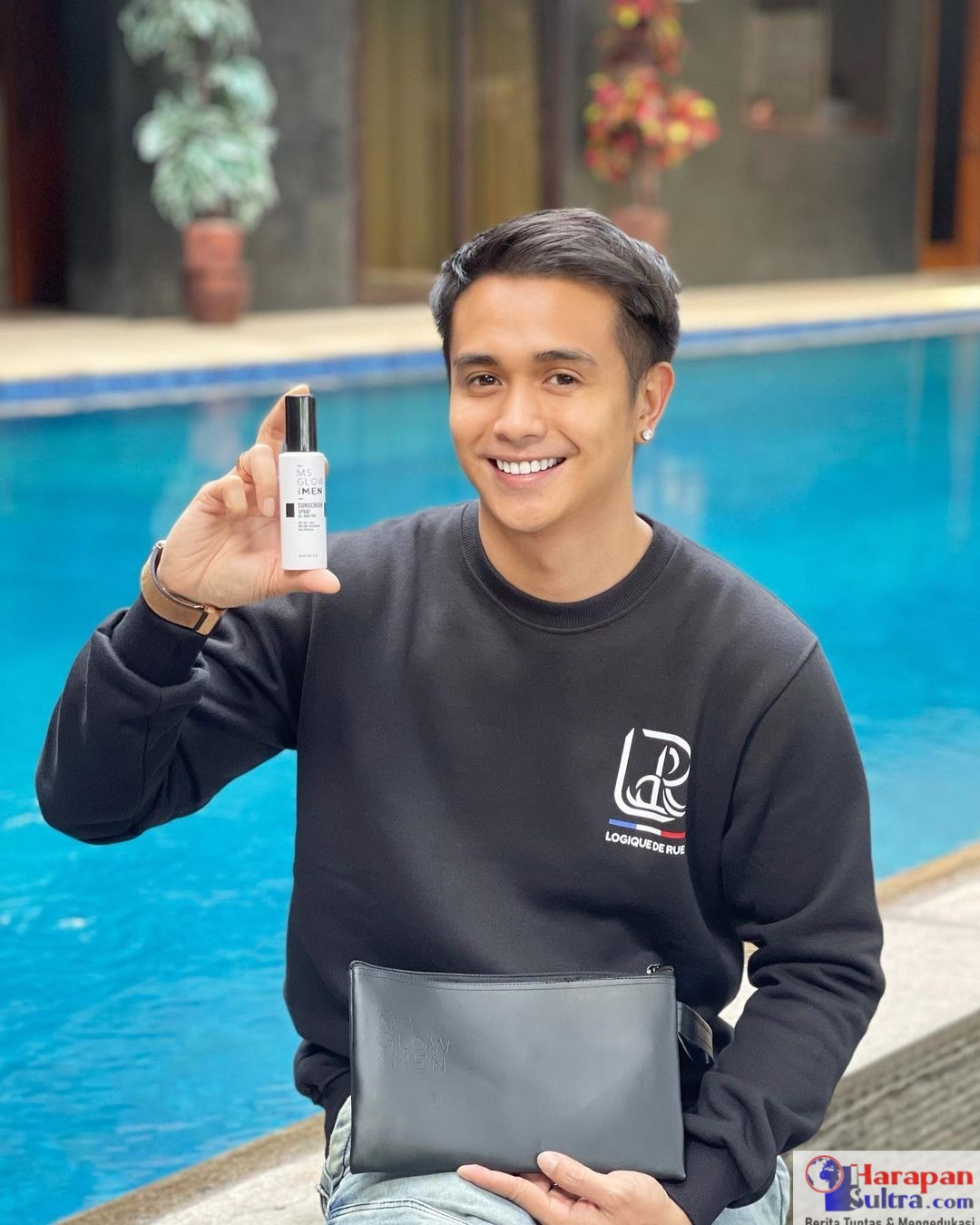 Artis Ajun Perwira Saat menggunakan Produk LDR