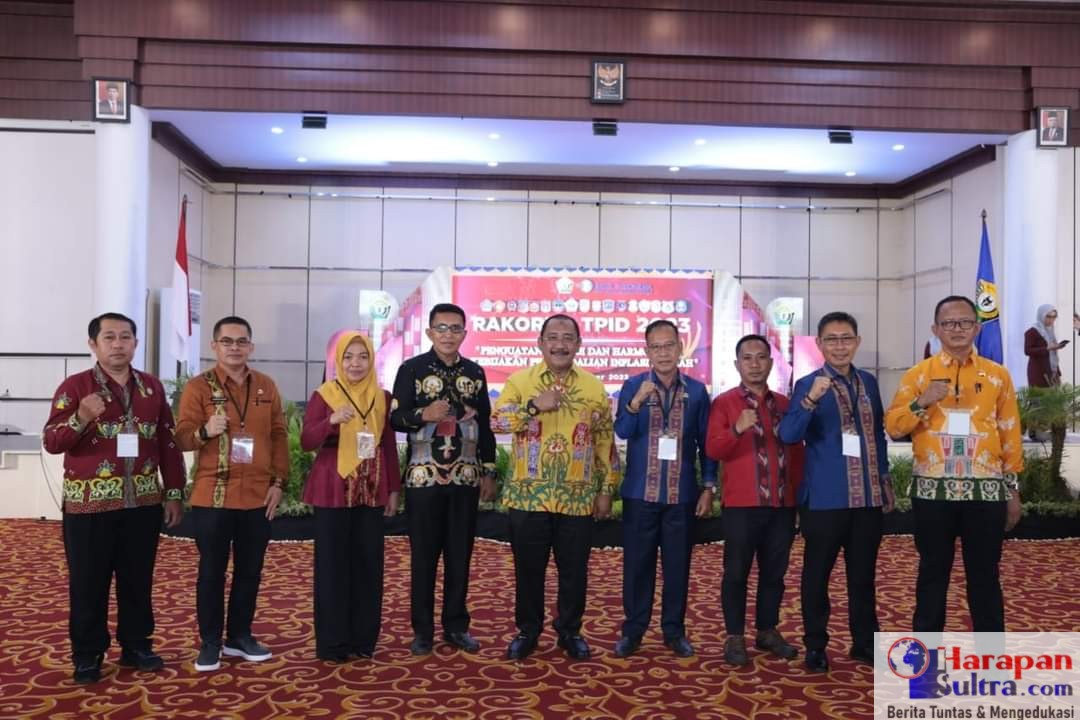 Pj. Bupati Bombana, Ir. H. Burhanuddin, M.Si, Bersama Forkopimda Bombana Usai Kegiatan Rakor TPID