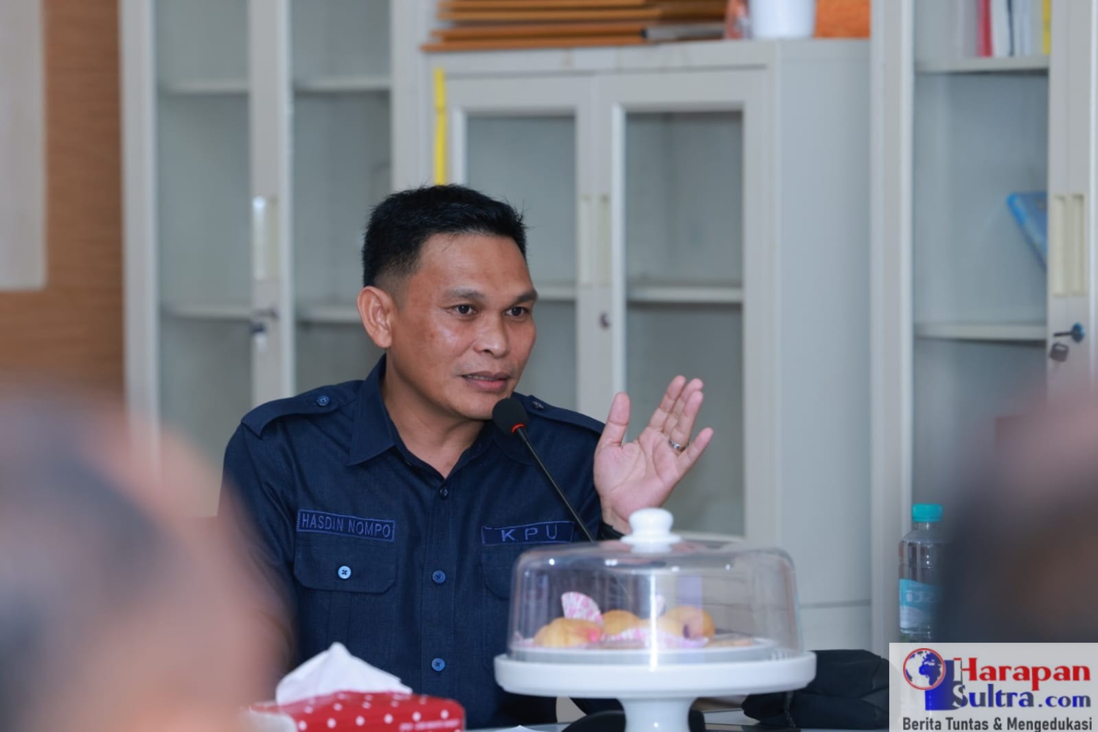 Ketua Komisi Pemilihan Umum (KPU) Bombana Hasdin Nompo, S.Sos., MAP