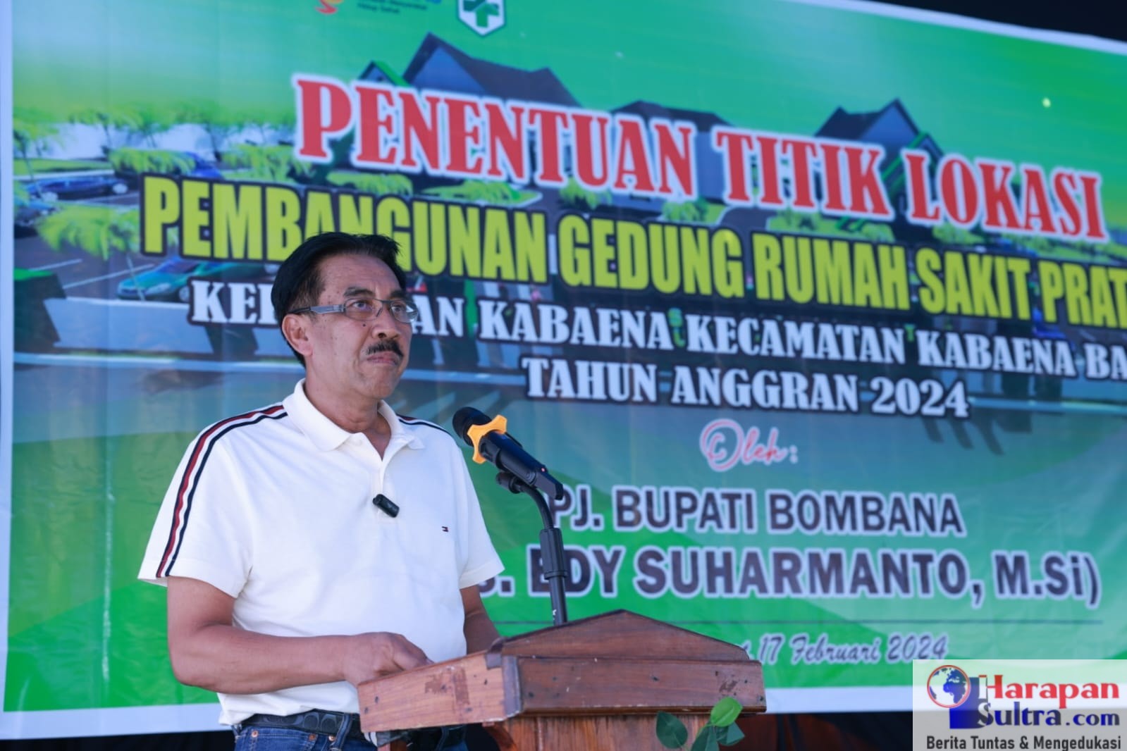 Pj. Bupati Bombana, Drs. Edy Suharmanto, M.Si