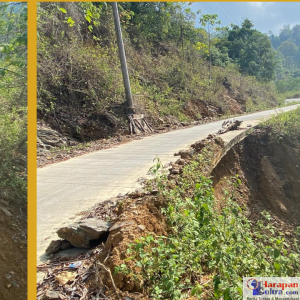 Kondisi Jalan Yang Hampir Putus Di Pulau Kabaena Kondisi Jalan Yang Hampir Putus Di Pulau Kabaena