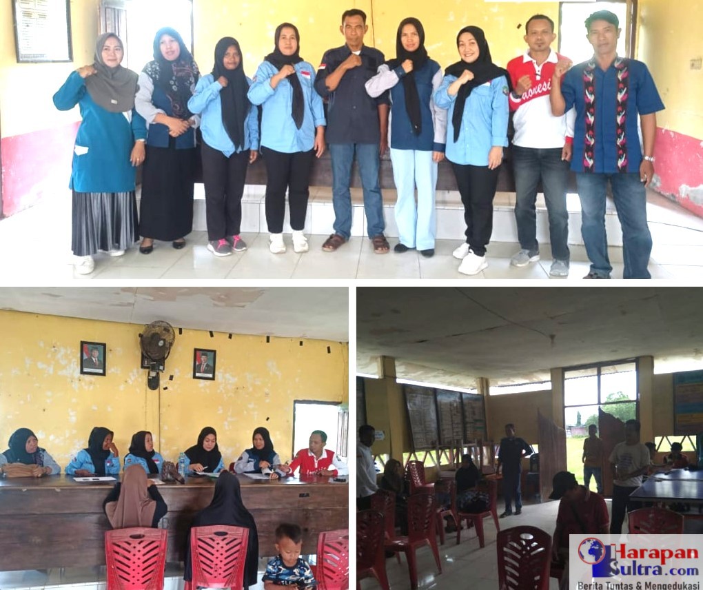 Disdukcapil Bombana saat melaksanakan Pelayanan Keliling