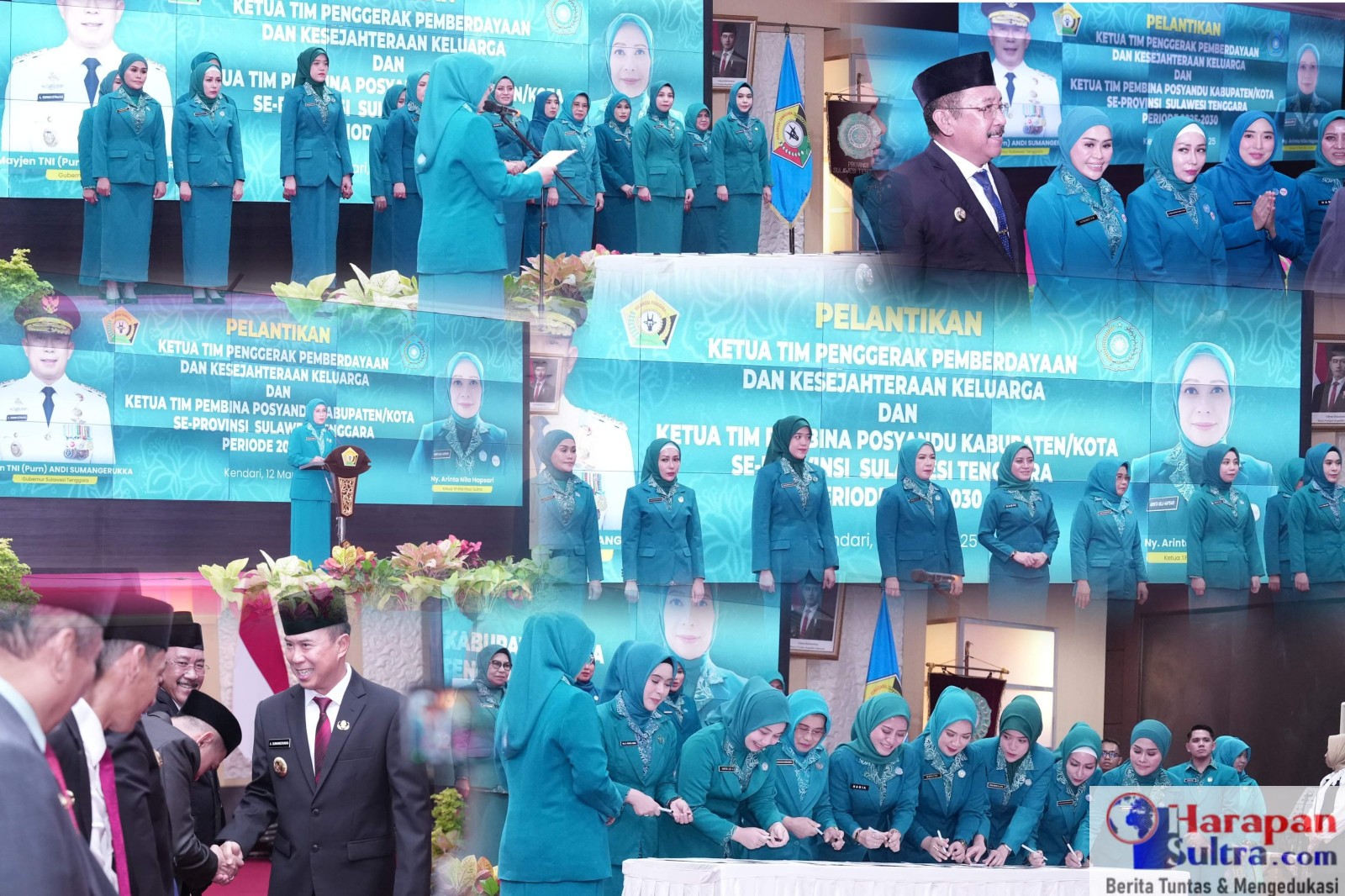 Ketua TP-PKK serentak se Sultra