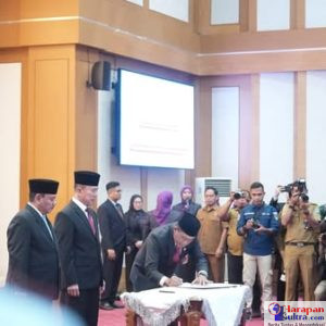 suasana sertijab di kantor Gub Sultra