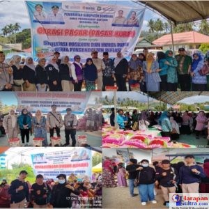 Inspektorat Daerah Bombana bersama Dinas Perindagkop dan UKM mendampingi pelaksanaan pasar murah di Kabaena Selatan dan Kabaena Barat untuk membantu masyarakat memperoleh kebutuhan pokok dengan harga terjangkau, 16–17 Oktober 2025. Inspektorat Daerah Bombana bersama Dinas Perindagkop dan UKM mendampingi pelaksanaan pasar murah di Kabaena Selatan dan Kabaena Barat untuk membantu masyarakat memperoleh kebutuhan pokok dengan harga terjangkau, 16–17 Oktober 2025.