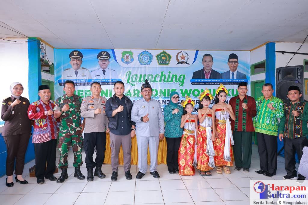 Pemerintah Kabupaten Bombana melaksanakan Launching Program “Berani Harmonis Wonuaku”,