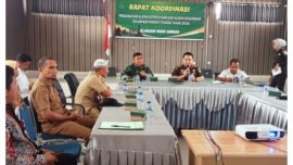 Kesbangpol Kabupaten Bombana mengikuti Rakor PAKEM 2026 di Kejaksaan Negeri Bombana guna memperkuat koordinasi lintas sektor dalam menjaga stabilitas daerah dan deteksi dini konflik keagamaan.